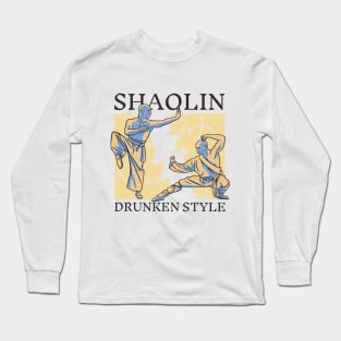 Shaolin Kung Fu Drunken Style Long Sleeve T-Shirt